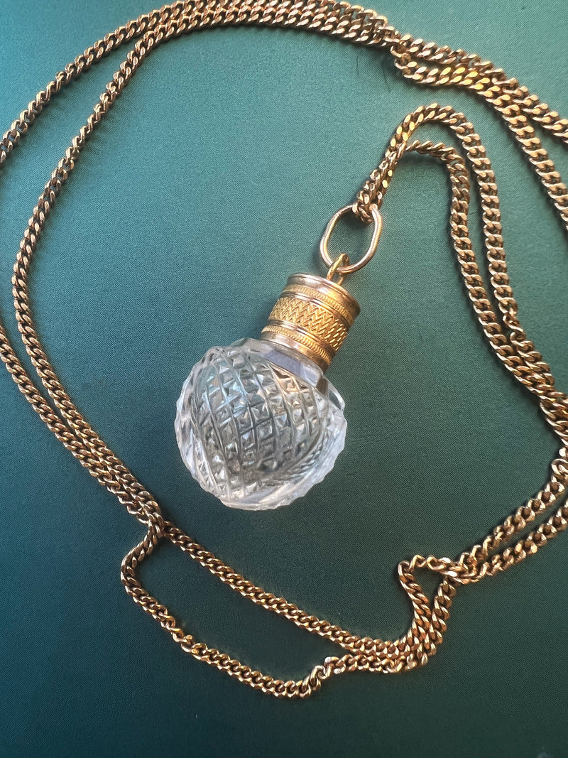 Antique Perfume Bottle Necklace, Potion Bottle Necklace, Perfume Chatelaine  Necklace, Repurposed Designer Jewelry, Art Déco Jewelry - Etsy